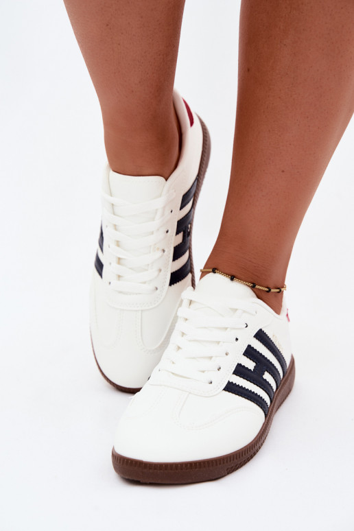 Sneakers da uomo bianchi con cinturini Chrissy