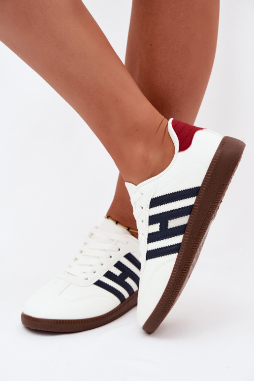 Sneakers da uomo bianchi con cinturini Chrissy