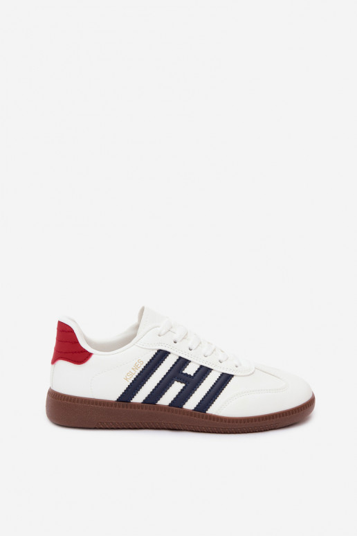 Sneakers da uomo bianchi con cinturini Chrissy