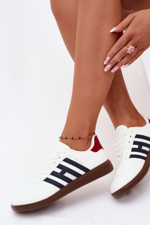 Sneakers da uomo bianchi con cinturini Chrissy