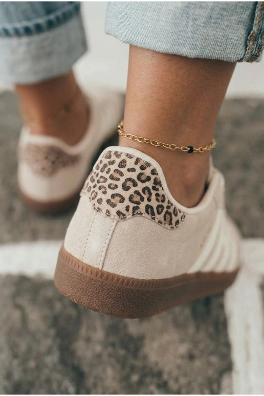 Sneakers da uomo color sabbia con cinturini Chrissy