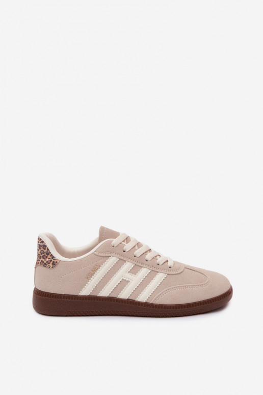 Sneakers da uomo color sabbia con cinturini Chrissy