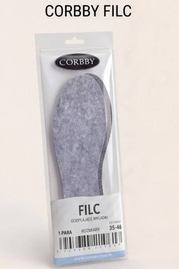 CorbyFILC | Solette antiscivolo riscaldanti in feltro
