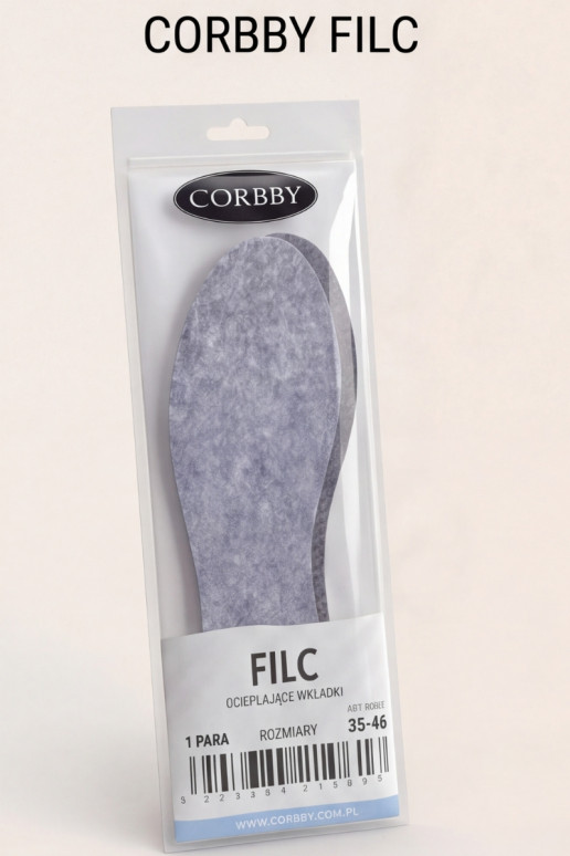 CorbyFILC | Solette antiscivolo riscaldanti in feltro