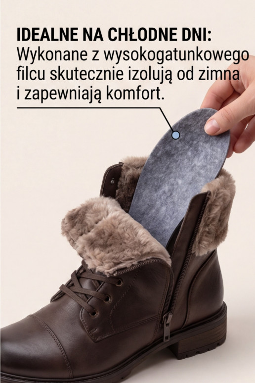 CorbyFILC | Solette antiscivolo riscaldanti in feltro