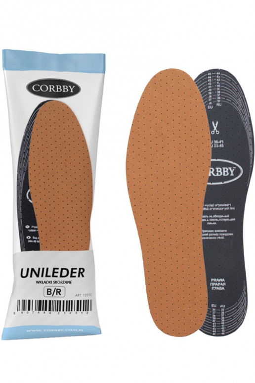CORBBY UNILEDER solette universali in pelle