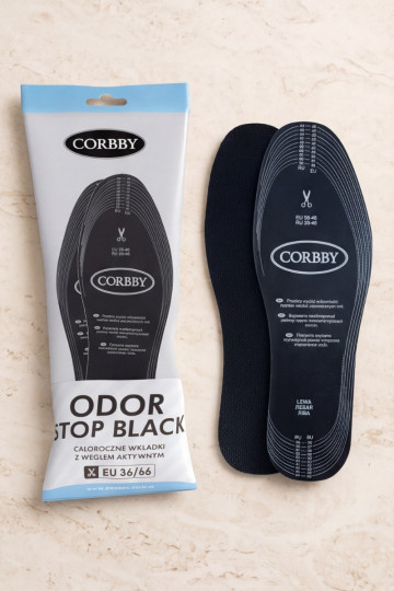 Solette antitraspiranti Corbby ODOR STOP con carboni attivi