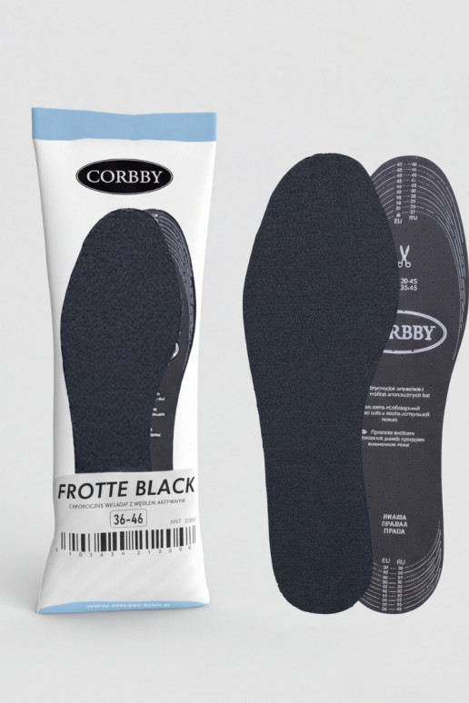 Corbby FROTTE NERO Solette con carboni attivi