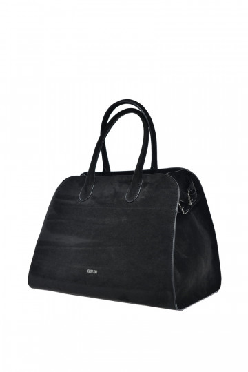 Borsa nera da donna in ecopelle scamosciata Big Star SS574007 2