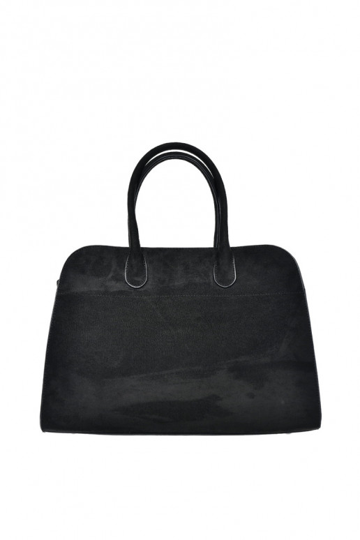 Borsa nera da donna in ecopelle scamosciata Big Star SS574007