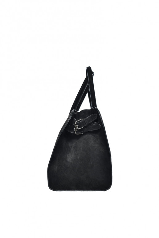 Borsa nera da donna in ecopelle scamosciata Big Star SS574007