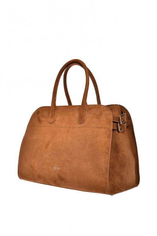 Borsa marrone da donna in ecopelle scamosciata Big Star SS574008