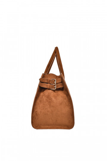 Borsa marrone da donna in ecopelle scamosciata Big Star SS574008 2