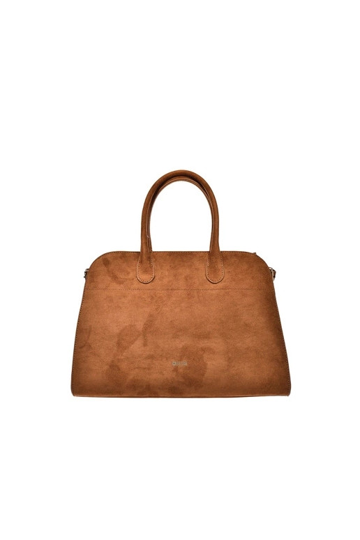 Borsa marrone da donna in ecopelle scamosciata Big Star SS574008