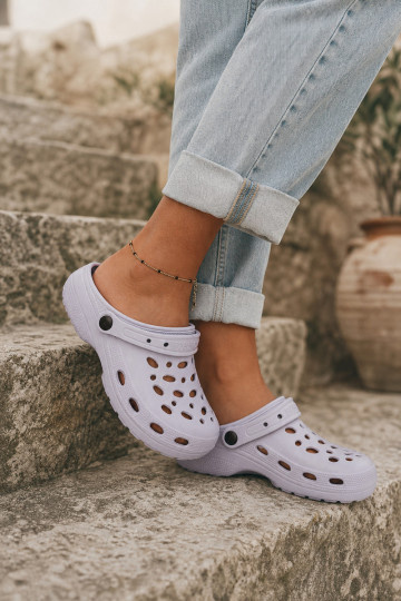 Zoccoli leggeri grigi da donna Parker 2