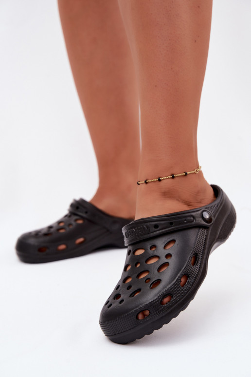 Zoccoli leggeri neri da donna Parker