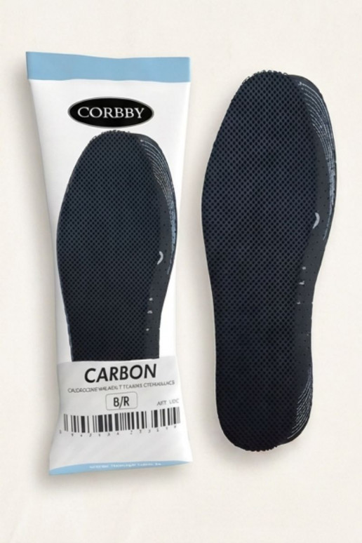 Solette Corbby CARBON con tessuto intermedio e carboni attivi