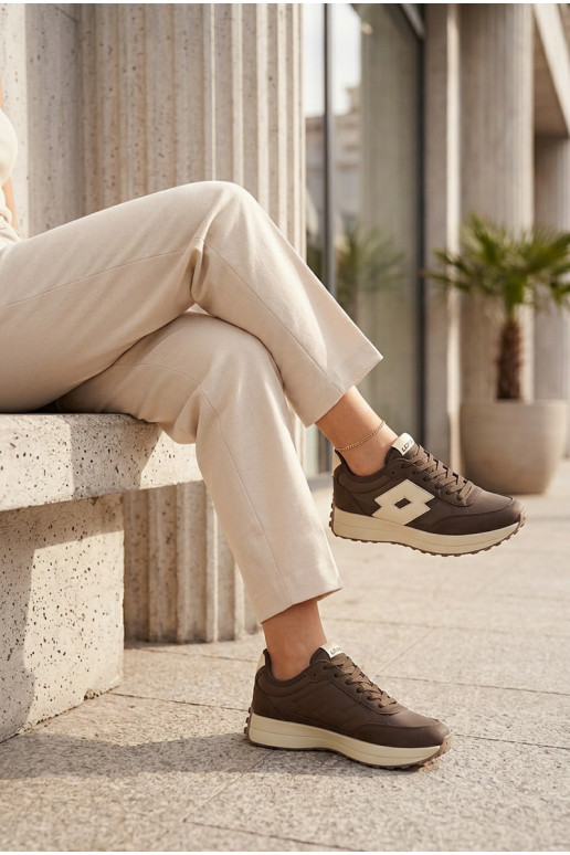 Sneakers da donna LOTTO 2401930U CALENTO Cioccolato