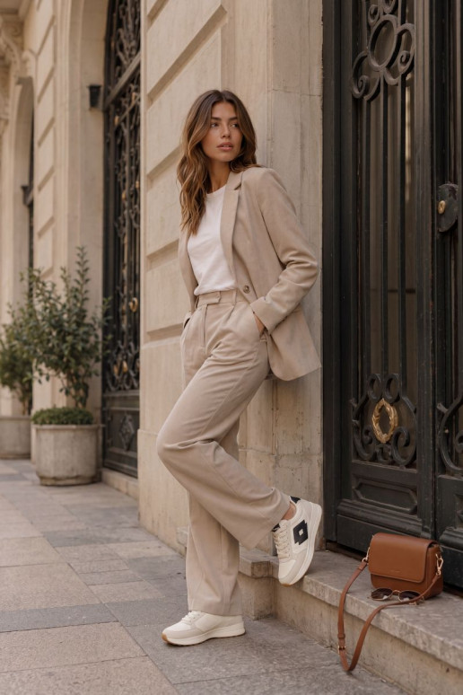 Sneakers da donna LOTTO 2401930U CALENTO in bianco attenuato