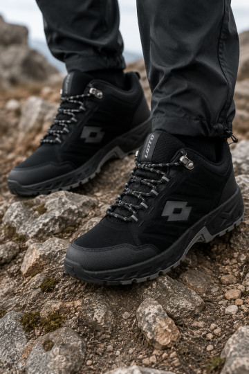 Scarpe da trekking da uomo nere LOTTO 2400290U KETCHAM