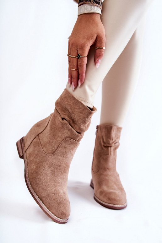 Scarpe in suede sintetico color sabbia Finney