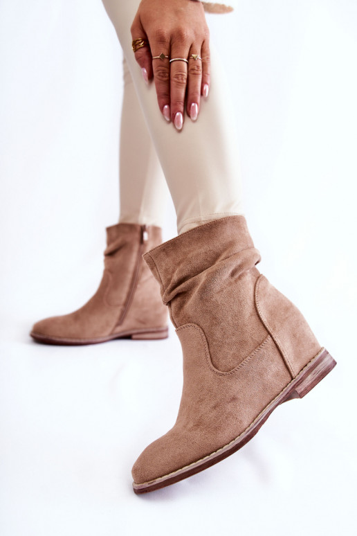 Scarpe in suede sintetico color sabbia Finney