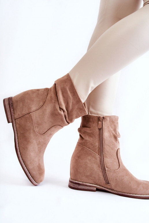 Scarpe in suede sintetico color sabbia Finney