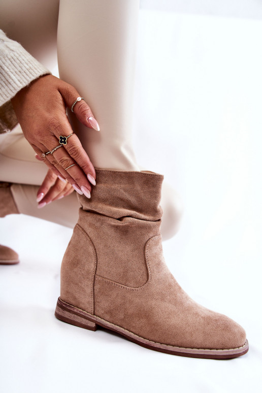 Scarpe in suede sintetico color sabbia Finney