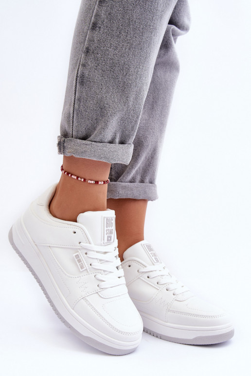 Scarpe sportive da donna Big Star MM274354 in bianco