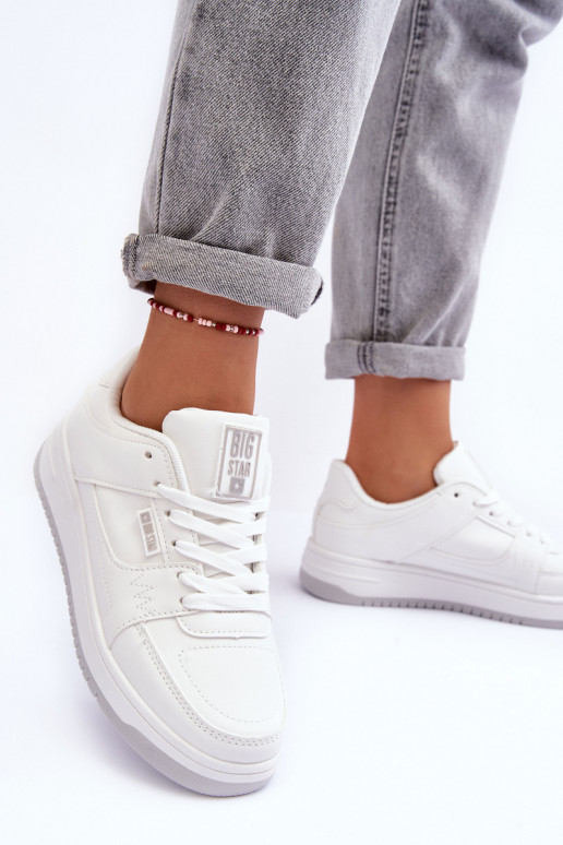 Scarpe sportive da donna Big Star MM274354 in bianco