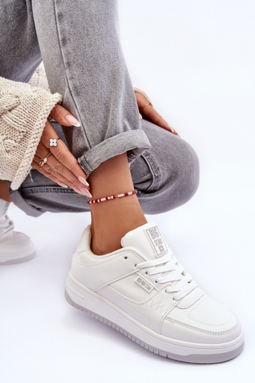 Scarpe sportive da donna Big Star MM274354 in bianco