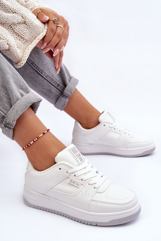 Scarpe sportive da donna Big Star MM274354 in bianco