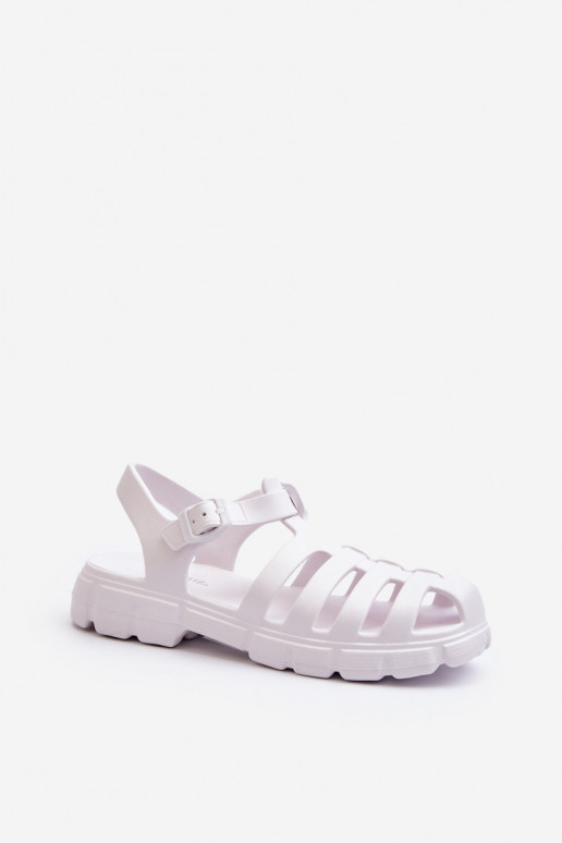 Pantofole leggere da donna in bianco Gasaria