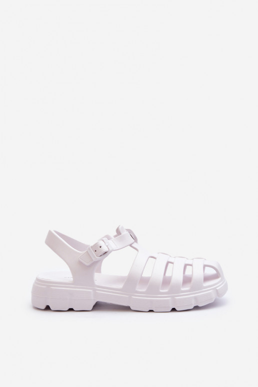 Pantofole leggere da donna in bianco Gasaria