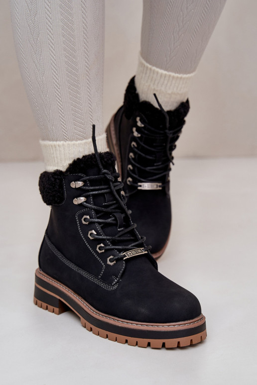 Stivali isolati da donna in nero Big Star OO274A287