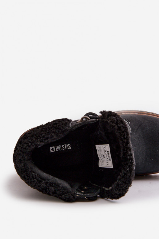 Stivali isolati da donna in nero Big Star OO274A287
