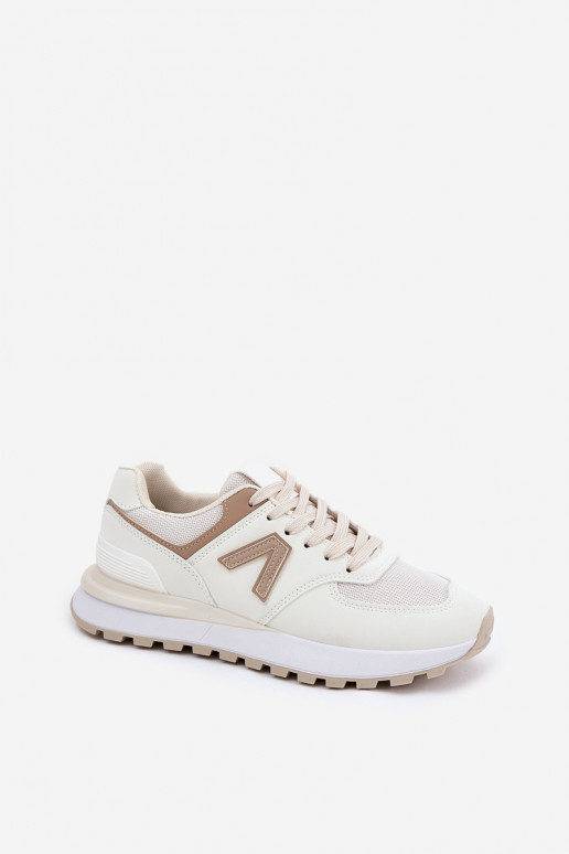 Sneakers da donna in pelle sintetica sabbia Berieta