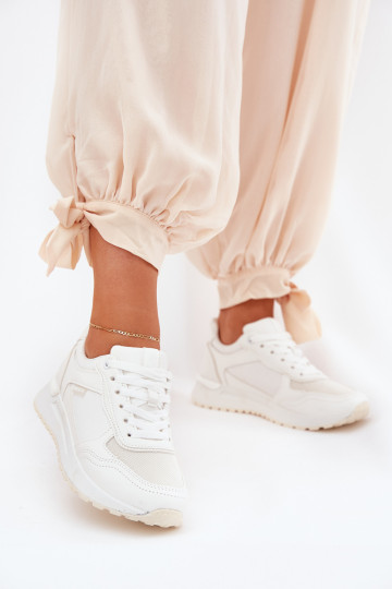 Sneakers da donna in bianco Laaksona