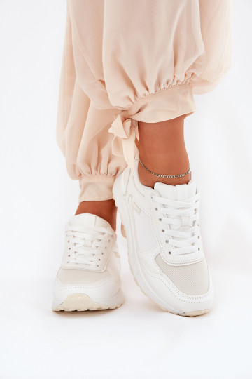 Sneakers da donna in bianco Laaksona 2