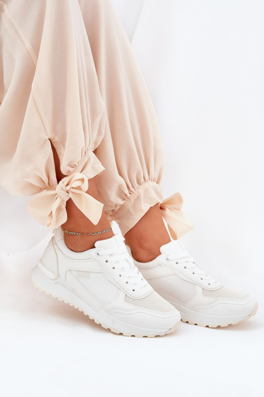 Sneakers da donna in bianco Laaksona
