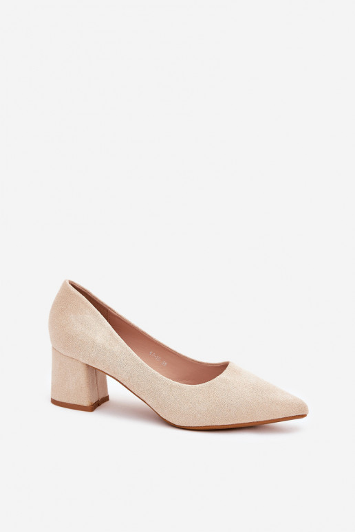 Scarpe da donna con punte appuntite e tacchi in sabbia Merinette