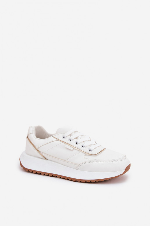 Sneakers da donna con piattaforma in bianco Nevliese