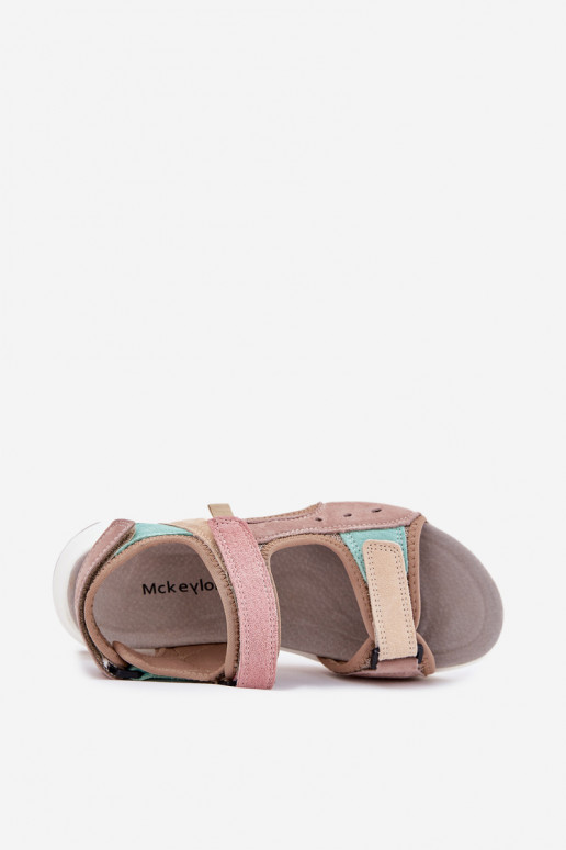 sandali sportivi da donna sabbia McKeylor 95347