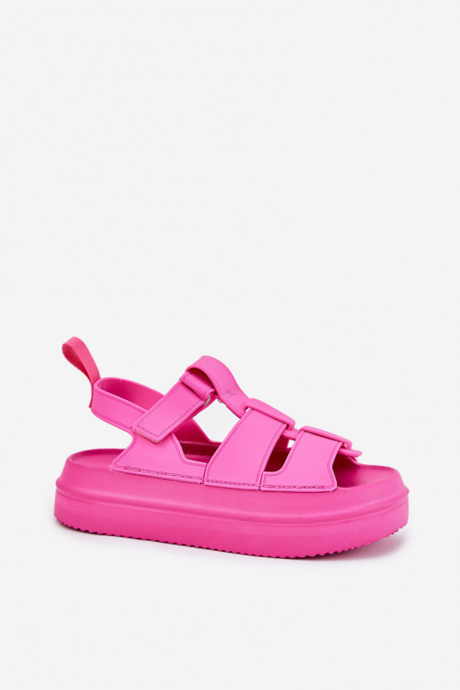 Sandali con piattaforma da donna in rosa Nitavelia