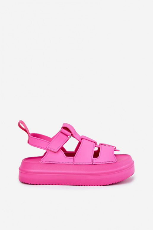 Sandali con piattaforma da donna in rosa Nitavelia