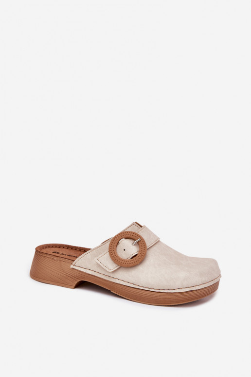 Zoccoli da donna con fibbie in sabbia Inblu TF000001