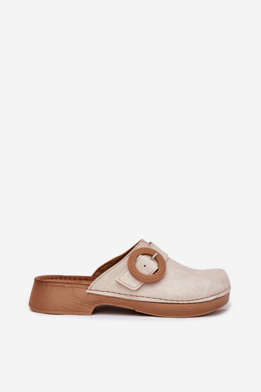 Zoccoli da donna con fibbie in sabbia Inblu TF000001
