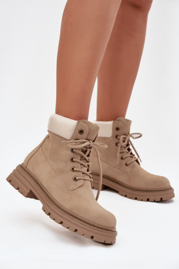 Scarpe da donna con lacci in sabbia Norena 2