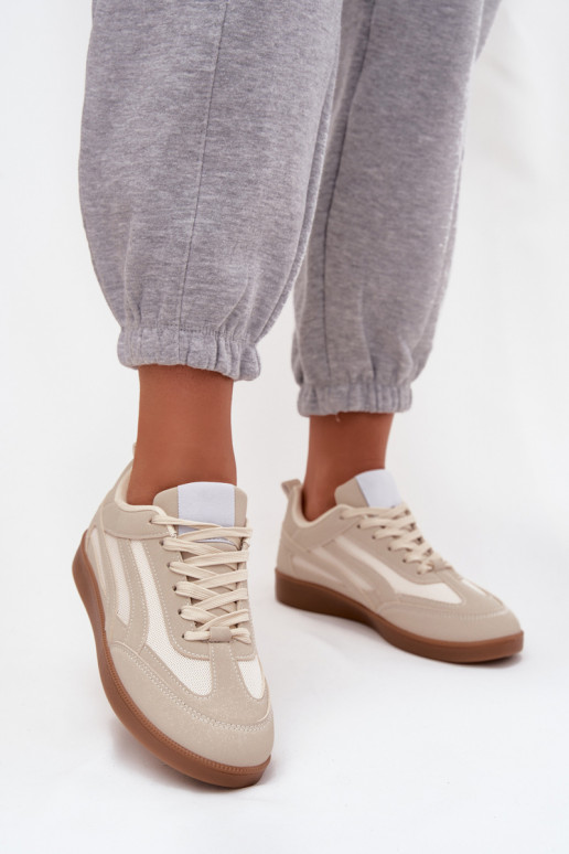 Sneakers beige da donna modello Hanelor
