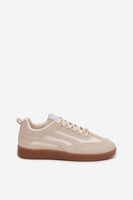 Sneakers beige da donna modello Hanelor